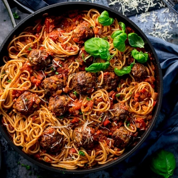 Spaghetti and Meatballs