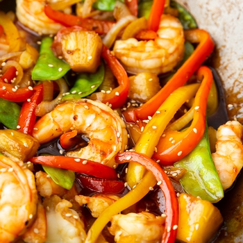 Teriyaki Shrimp Stir Fry