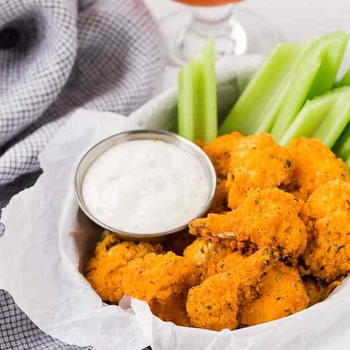 Air Fryer Buffalo Cauliflower Bites