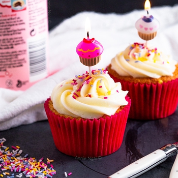 Birthday Cupcake For One {or Two!}