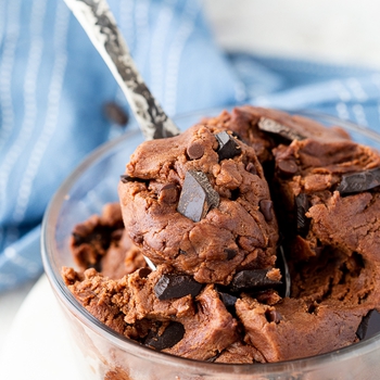Triple Chocolate Chunk Edible Cookie Dough