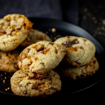 Chewy Butterfinger Cookies