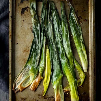 Simple Roasted Leeks