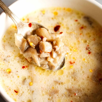 OYSTER MUSHROOM SOUP (FAKE TRIPE SOUP)