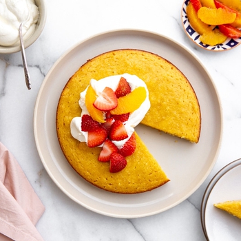 Healthy Almond Coconut Cake (Paleo, Naturally Sweetened, Dairy-Free)