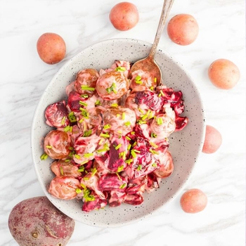 Roasted Beet Potato Salad