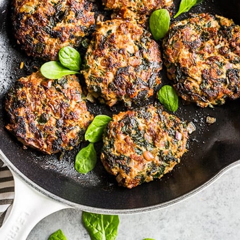 Sun-dried Tomato Spinach Turkey Burgers