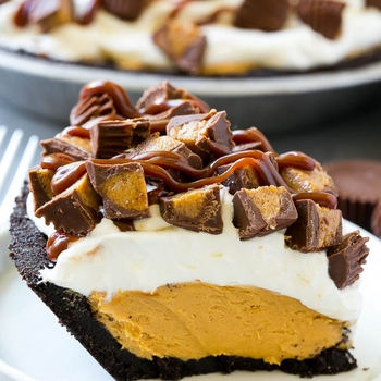 Chocolate Peanut Butter Pie (No Bake)