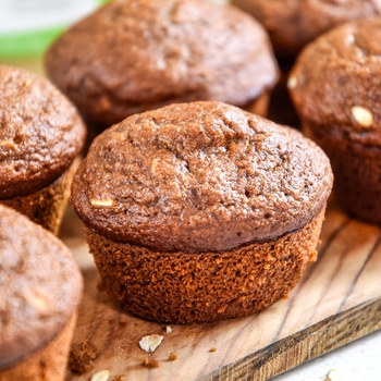 Oatmeal Applesauce Blender Muffins