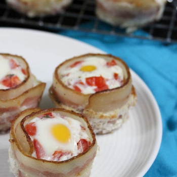 Paleo Bacon and Egg Cups