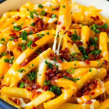 Cheese Fries with Bacon