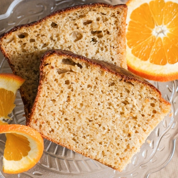 Healthy Boozy Orange Pound Cake