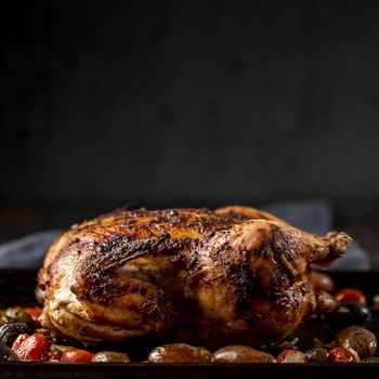 Whole Roasted Moroccan Chicken