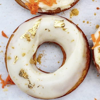Baked Carrot Cake Donuts