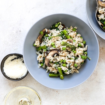 One-Pot Baked Spring Vegetable Risotto