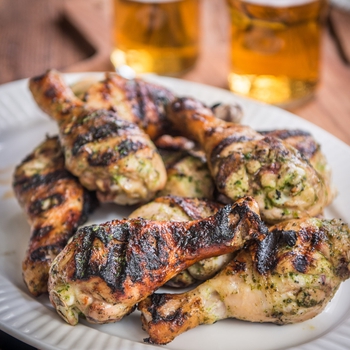 I Want to Give You a Beer Fridge! + Grilled Lime and Herb Beer Chicken