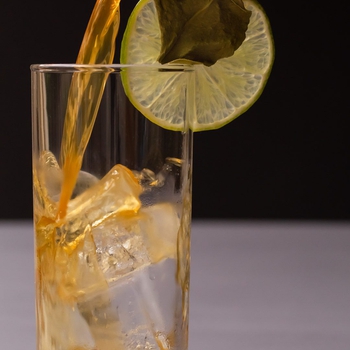 Lime lightening dark ‘n stormy: Bermudan highball