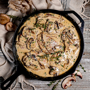 Pork Chops in Creamy Mushroom Sauce
