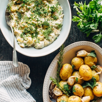 Two Grilled Potatos for the Holidays
