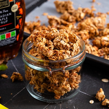 Banana Bread Granola {Nut and Sugar Free!}