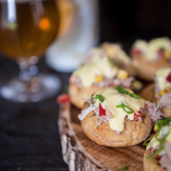 Crab Tarts with Saison Béarnaise Sauce