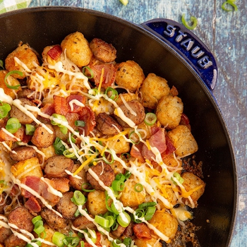 Easy Loaded Tater Tots