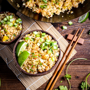 Shrimp Fried Rice with Pineapple