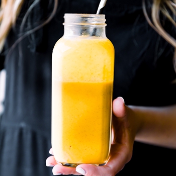 Orange Probiotic Immunity Boosting Smoothies