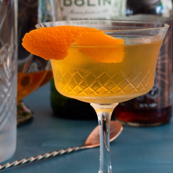 Rose lavender dry martini: cold infusion gin