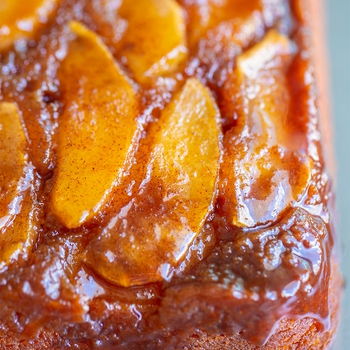Cinnamon Spice Upside Down Apple Cake