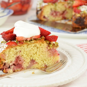 Strawberry Yogurt Cake