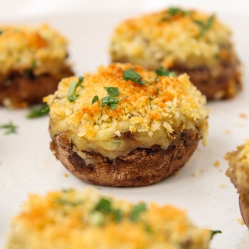 Mashed potatoes stuffed mushrooms