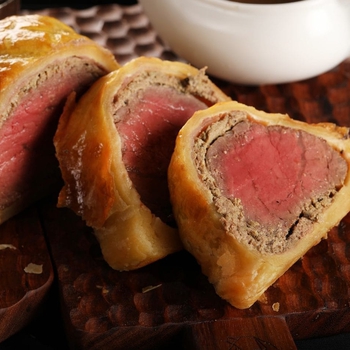 Delicious Cod & Pork Belly en Croute