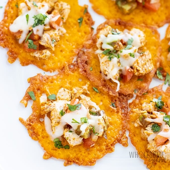 Low Carb Keto Nachos With Spicy Chicken