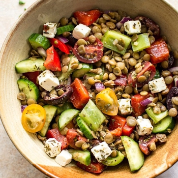 Mediterranean Lentil Salad