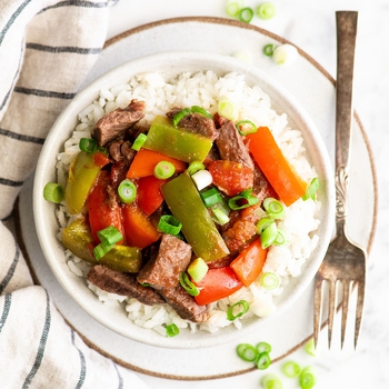 Crockpot Pepper Steak