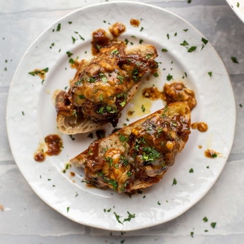 French Onion Meatballs For The Weekend!