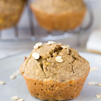 Oat Flour Banana Muffins
