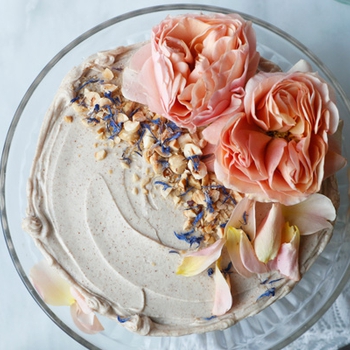 Hazelnut Layer Cake (vegan & gluten-free)