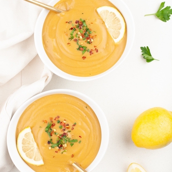 Red Lentil Soup (Stovetop or Instant Pot)