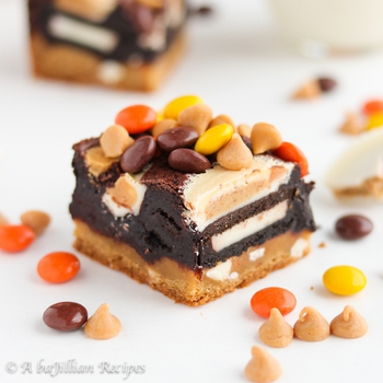Triple Decker Brownies