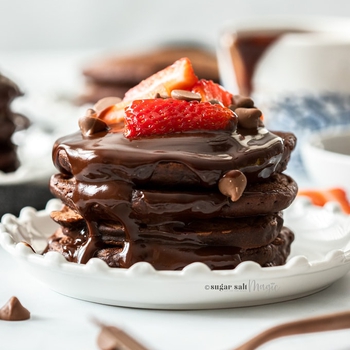 Double Chocolate Pancakes