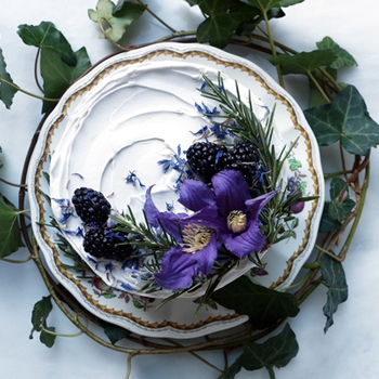 Rosemary Blackberry Layer Cake (vegan & gluten-free)