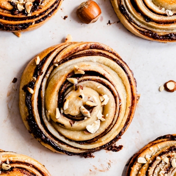 Hazelnut Swirl Buns