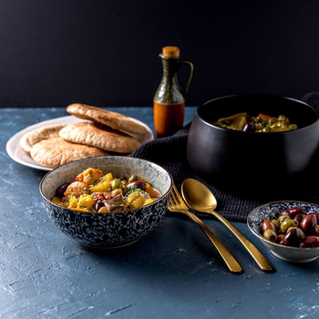 Vegetable and olive tagine