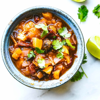 Honey Chipotle Peach Relish