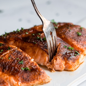 Baked Honey Cajun Salmon
