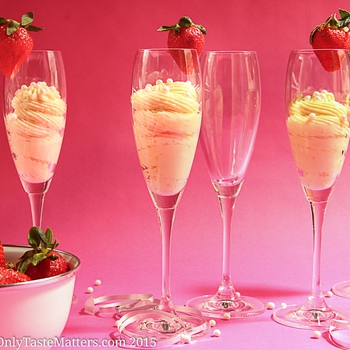 White Chocolate Champagne Mousse